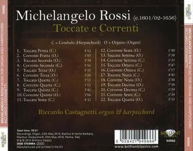Riccardo Castagnetti - Michelangelo Rossi: Music for Organ & Harpsichord (2015)