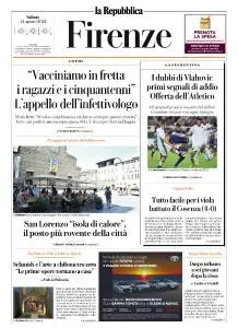 la Repubblica Firenze - 14 Agosto 2021