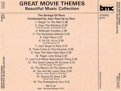 The Strings of Paris – Great Movie Themes (1987)