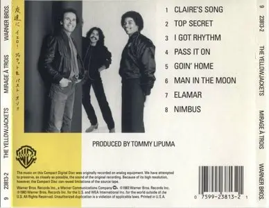 Yellowjackets - Mirage A Trois (1983) {Warner} [1st US Press]