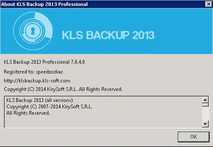 KLS Backup 2013 Professional 7.0.4.0