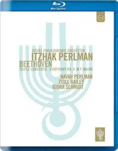 Itzhak Perlman, Israel Philharmonic Orchestra - Beethoven: Egmont, Triple Concerto, Symphony No.6 (2012) [Blu-Ray]