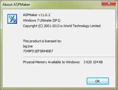 ASPMaker 11.0.2