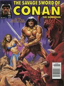 Savage Sword of Conan 198 1992