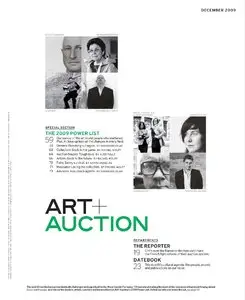 Art + Auction - December 2009