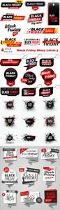 Vectors - Black Friday Shiny Labels 5