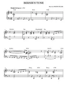 Bernie's Tune (arr. Brent Edstrom) - Doc Pomus, Jerome Pomus, Jerry Leiber, Mike Stoller, The Coaste (Piano Solo)