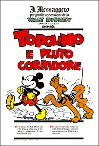 Il Messaggero Presenta - Volume 32 - Topolino E Pluto Corridore