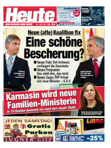Heute, 13. Dezember 2013