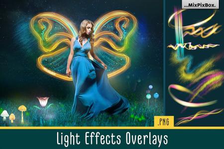 Creativemarket - Light Effects Overlays - 5219733