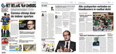 Het Belang van Limburg – 13. oktober 2020