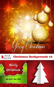 Vectors - Christmas Backgrounds 16