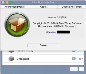 Little Bookmark Box 3.0.605 Multilangual Mac OS X