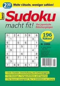 Sudoku macht fit - Nr.2 2024