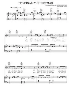 It's Finally Christmas - Casting Crowns, Darrell Evans (Piano-Vocal-Guitar)