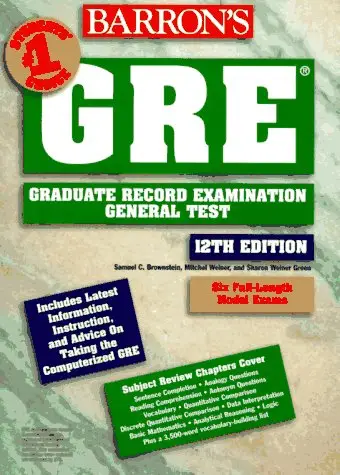 Barron's GRE: Graduate Record Examination General Test (12th Edition) (Repost)