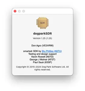 dogparkSDR 1.25 macOS