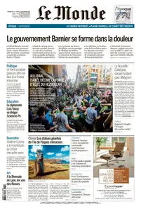 Le Monde du Dimanche 22 et Lundi 23 Septembre 2024