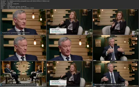 Building and Leading Unstoppable Teams with Admiral William H. McRaven