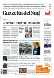 Gazzetta del Sud Reggio Calabria - 3 Novembre 2025
