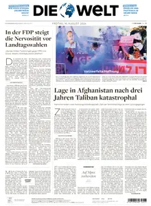 Die Welt - 16 August 2024