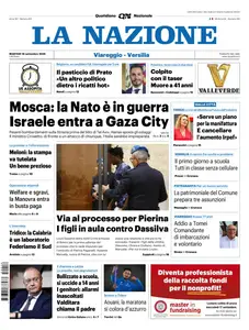 La Nazione Viareggio Versilia - 16 Settembre 2025