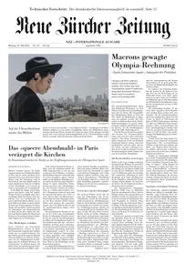 Neue Zürcher Zeitung International - 29 Juli 2024