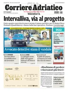 Corriere Adriatico Macerata - 11 Dicembre 2024