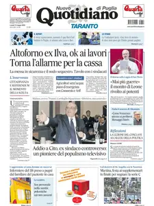 Quotidiano di Puglia Taranto - 12 Maggio 2025