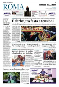 Corriere della Sera Roma - 21 Settembre 2025