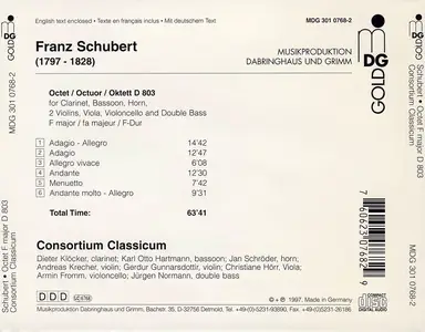 Consortium Classicum - Franz Schubert: Octet D 803 (1997)