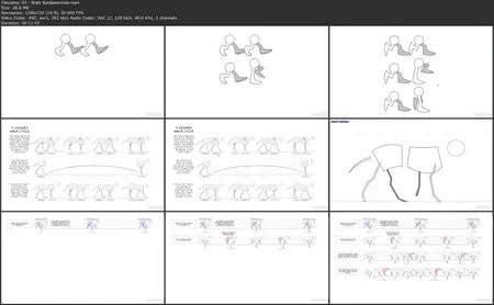 2D Animation: Animal Walk Cycles [Repost]