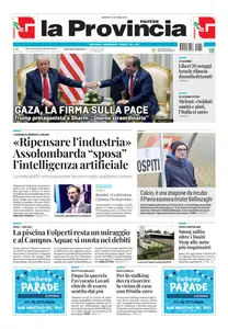 La Provincia Pavese - 14 Ottobre 2025