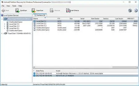 Active Partition Recovery Professional 15.0.0 Portable