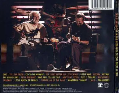 Eric Clapton - Live In San Diego With Special Guest JJ Cale (2016) [2CDs] {Reprise}