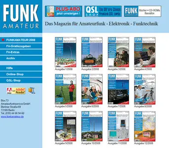 Funkamateur 2008 №1-№12 (Full-CD, ISO)