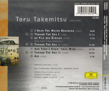 Toru Takemitsu - I Hear the Water Dreaming (2000)