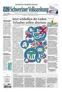 Schweriner Volkszeitung Gadebusch-Rehnaer Zeitung - 17. März 2020