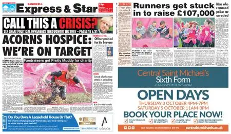 Express and Star Sandwell Edition – September 30, 2019