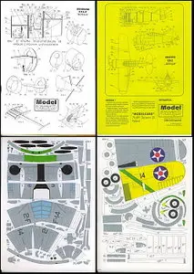 ModelCard 036 Brewester F2A-2 Buffalo [Paper model]
