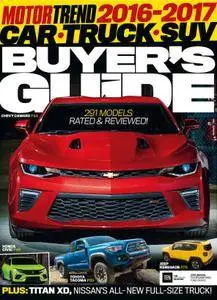 Motor Trend New Car Buyer's Guide - January 01, 2016