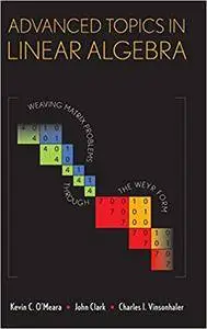 Advanced Topics in Linear Algebra: Weaving Matrix Problems through the Weyr Form (Repost)