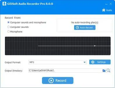 GiliSoft Audio Recorder Pro 8.0.0 Portable