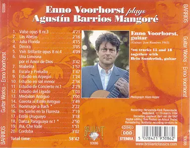 Enno Voorhorst - Barrios: Guitar Works (1994)