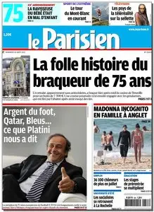 Le Parisien & Le cahier de Paris - Vendredi 26 aout 2011