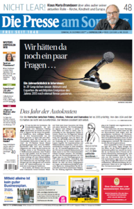 Die Presse, 29. Dezember 2013