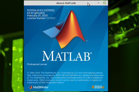 MathWorks MATLAB R2020a v9.8.0.1323502 Linux