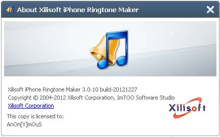 Xilisoft iPhone Ringtone Maker 3.0.10 Build-20121227 Multilanguage