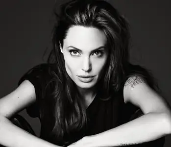 Angelina Jolie by Hedi Slimane for ELLE June 2014