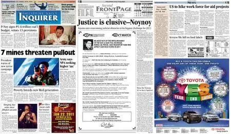Philippine Daily Inquirer – December 28, 2010